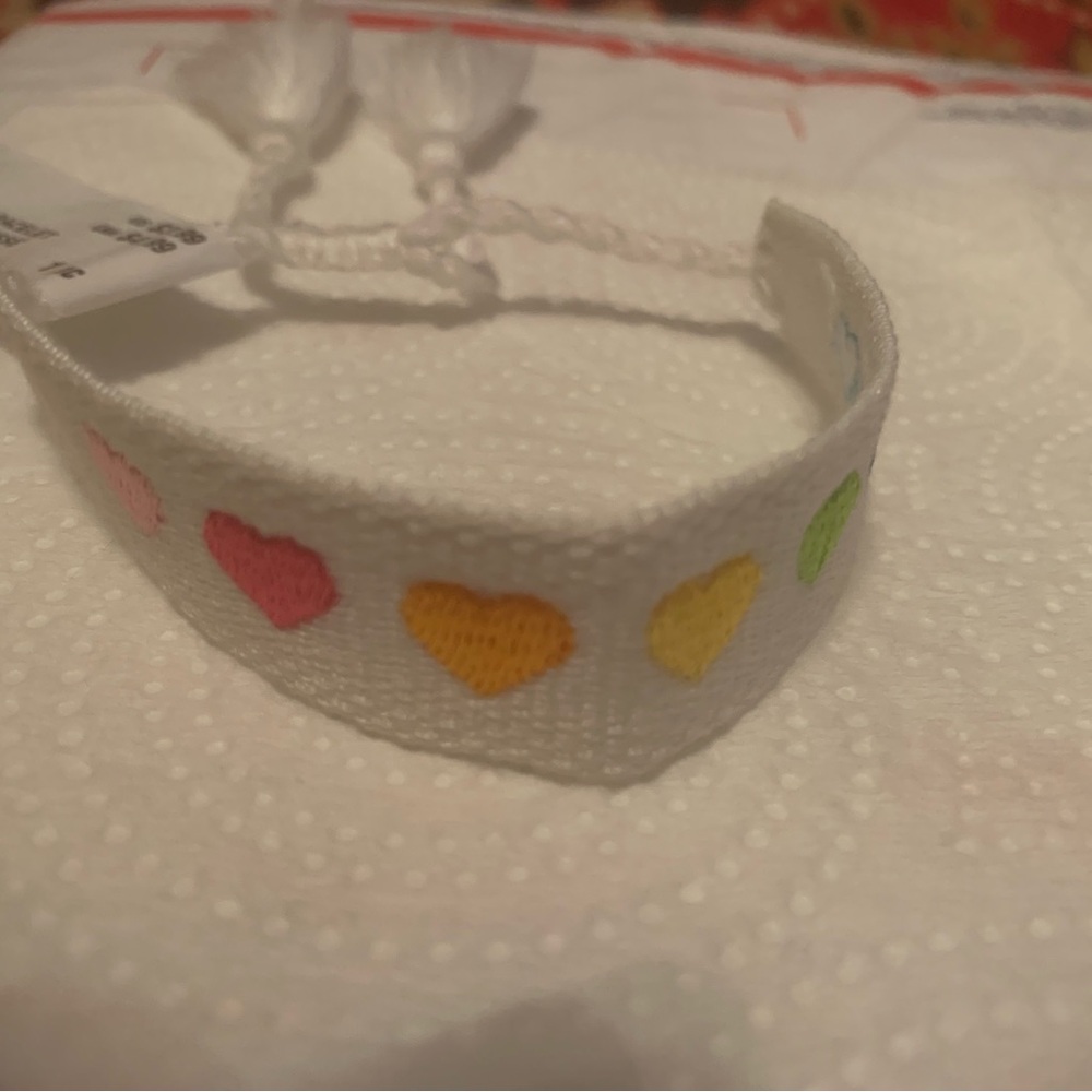 Anthropologie Multicolor Heart Bracelet